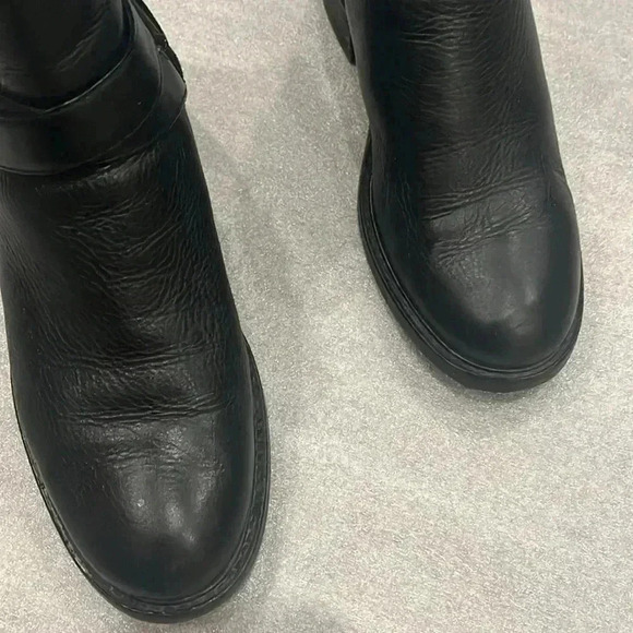 [6]Aquatalia Bree Black Leather Ankle  Waterproof Boots - Picture 4 of 9